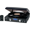 Jensen Portable Turntable with MP3 Encoding System and Radio